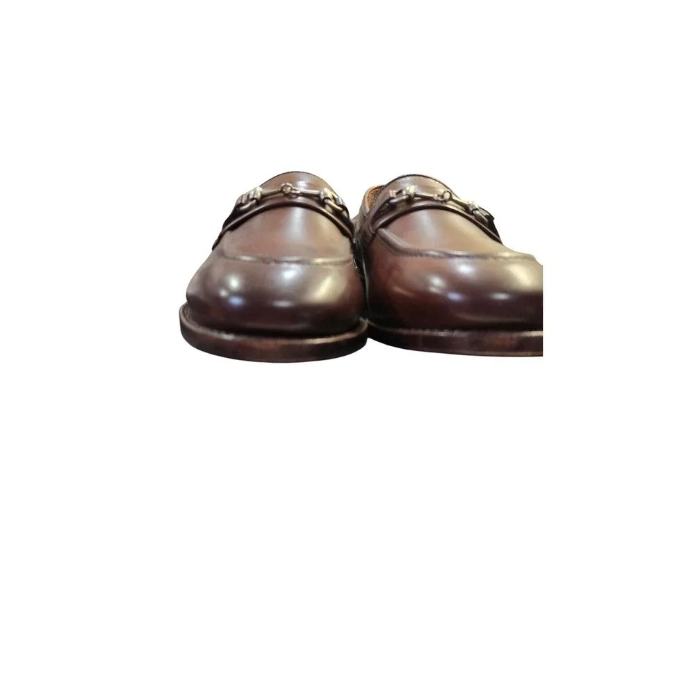 Allen Edmonds Verona II Bit Loafers Walnut Brown Leather Mens Dress Shoes